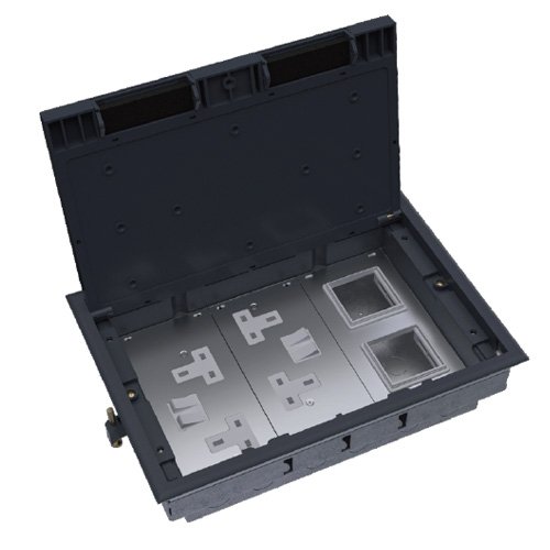 3 Compartment Screeded Floor Box