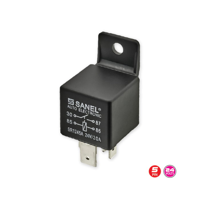 Relay 20AMP 24v 5-Pin