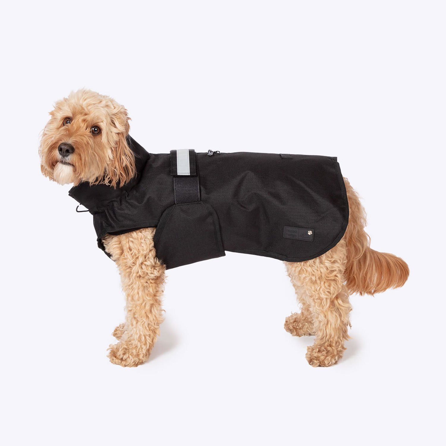 Danish Design 3 in 1 Dog Coat Black 33cm (13in)