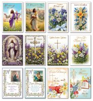 Easter Card/Gold Foil/Embossed/12 Designs   (85675)