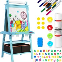 Childrens Heavy Duty Double Sided Easel Set (Blue)
