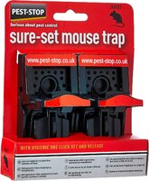 PSSPT SURE-SET PLASTIC MOUSE TRAP (TWIN PACK)