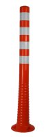 Flexible Bollard Orange and White