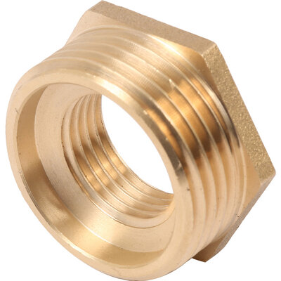 1in X 3/4in Brass Hexagon Bush
