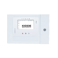 KIDDE Addressable fire panel w/ touchscreen - 2 loop - small cabinet