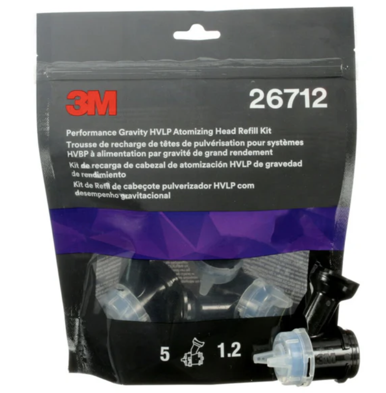 3M Performance Gravity HVLP Refill Kit, Blue, 1.2