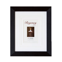 Petite Frame Black Open Grain