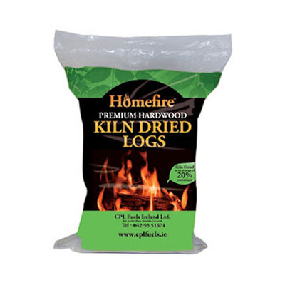 Homefire Kiln Dried Birch Logs 9KG (X4)