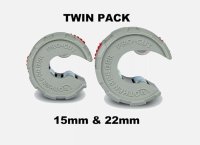 Rothenberger PRO-Cut Copper Tube Cutter 15mm & 22mm Twin Pack
