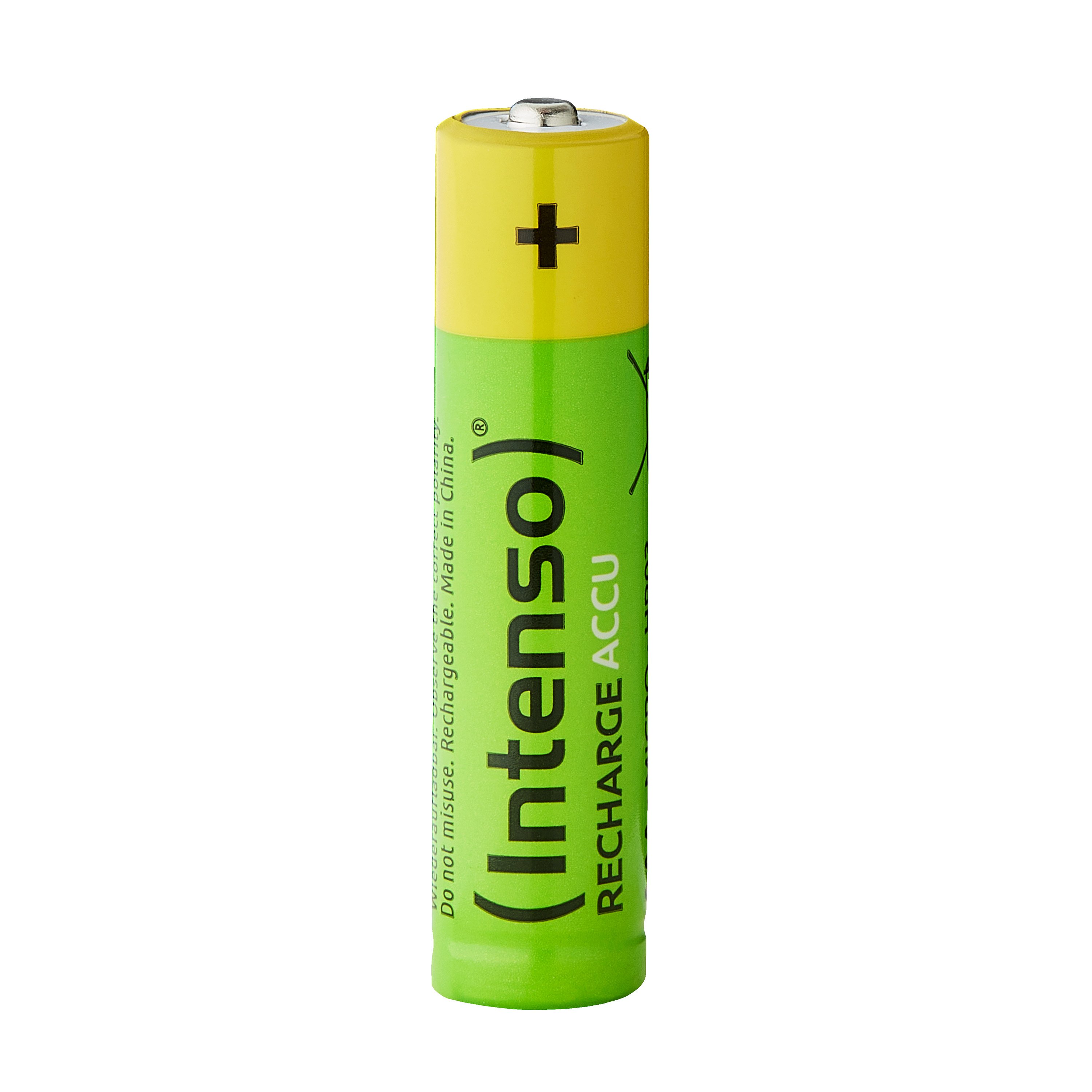 Intenso Energy Eco battery cell&mdash;green and yellow design