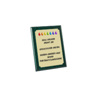 12.5cm Printed Plaque (?? Wood) (?? Metal)