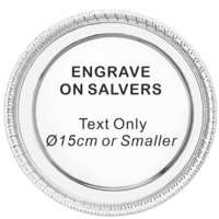 Engrave Tray - Text Only < &Oslash;15cm