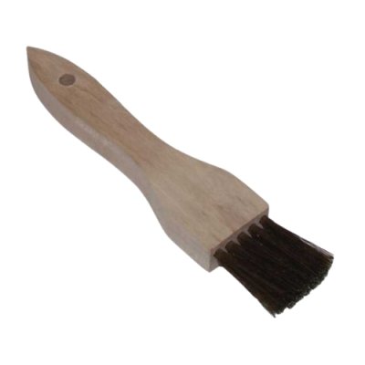 Platte borstel staal/brander