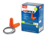 Esko Vortex Earplugs Orange Corded