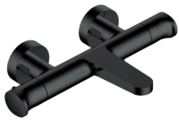 RAK WALL MOUNTED EXPOSED THERMOSTATIC BATH SHOWER MIXER IN MATT BLACK (RAK-PORTOFINO, RAK-POSITANO, RAK-ISHIA AND RAK-SORRENTO)