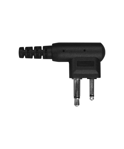 G Shape with Inline PTT & Lapel Mic with Motorola Solutions 2 Pin Connector