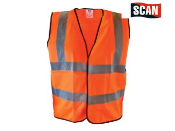 Hi-Vis Orange Waistcoat - XL (48in)