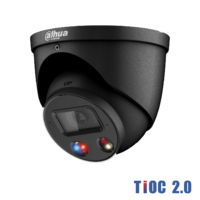 Dahua IP 8MP TiOC 2.0 Smart Dual Light Fixed-focal Dome 2.8mm - Black