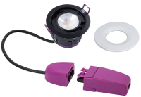 ULTIMUM+ 7W IP65 Fire Rated Downlight CCT4 White Trim