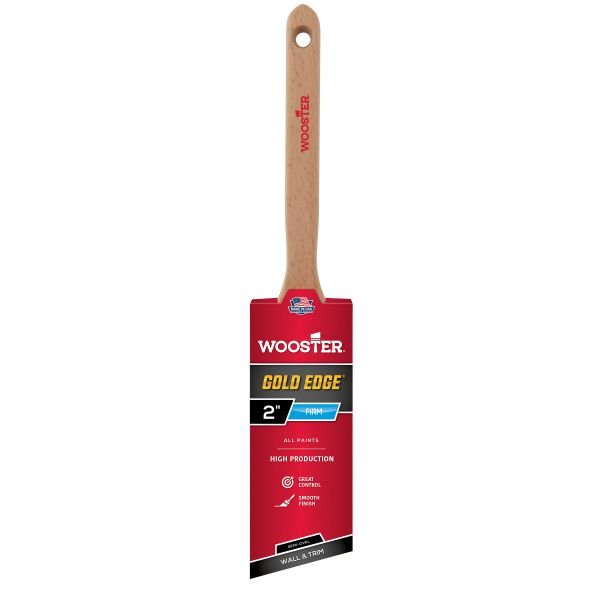 Wooster Gold Edge Semi-Oval Angle Sash 2" Brush 