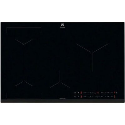 Electrolux 600 Bridge 80cm Induction Hob - Black | KIV834