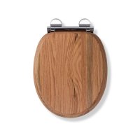Croydex Rutland Flexi-Fix&trade; Toilet Seat - Solid Oak WL602376H