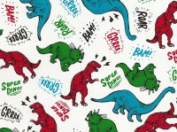 50CM X 50M  Super Dino Green/red/blue