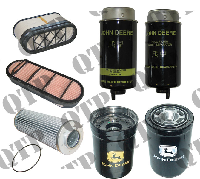 Filter Kit John Deere 6520 SE 6 Cyl Front End 4 Cyl Back End Quality