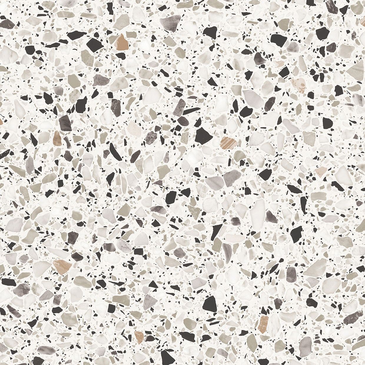 Terrazzo Mixed Black - NH43