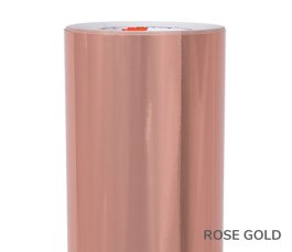Oracal 351 &ndash; Metallised Polyester Film for Plotting Rose Gold Gloss