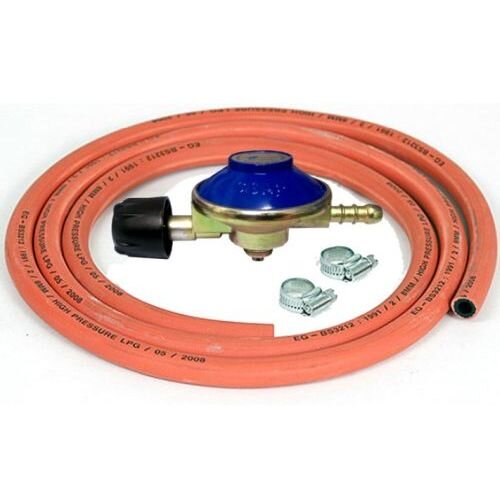 Royal Leisure Camping Gas Regulator Gas Kit Inc Camping Gas Regulator 2m Gas Hose & 2 M00 Clips