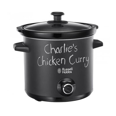 Black Russell Hobbs 3.5L Chalk Board Slow Cooker | 24180
