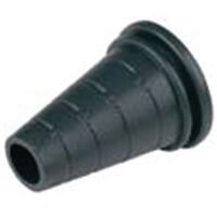 Grommet Sleeve 5.1mm X 8.7mm X 14.3mm X 42.0mm Black PVC