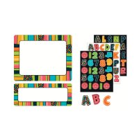 Name Tags & Sticker Set - Style & Stripe (197 piece)