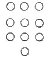 Motorola Solutions Grey ID Band. Pack of 10