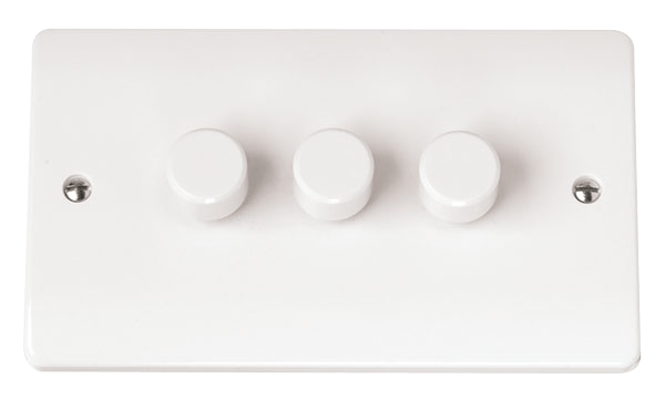 Click Mode 3G 2W 100W LED Dimmer Switch White CMA163