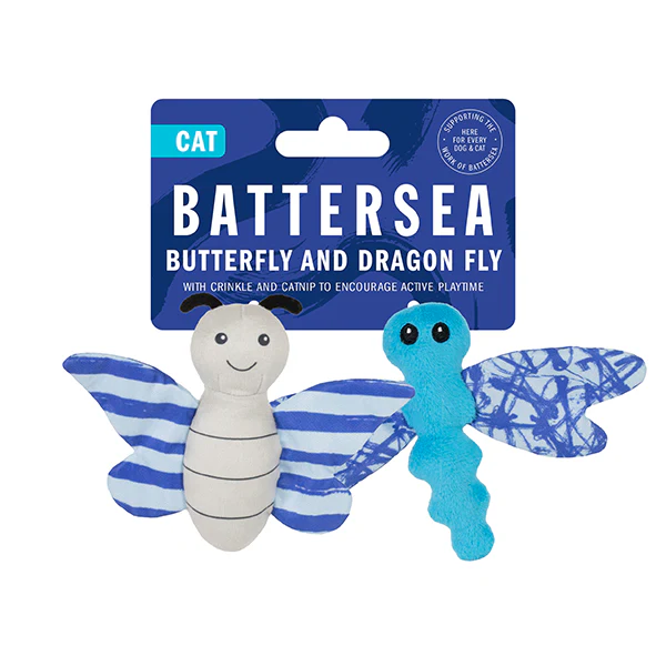 Rosewood Battersea Cat Butterfly & Dragonfly Duo 1x4