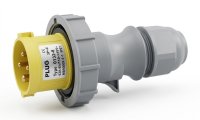 male plug 3 x 16a 110v