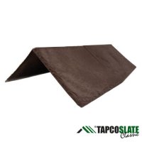 Tapco Roof Ridge Tiles tapcoslate chestnut colour, with tapco tile tapco slate classic logo