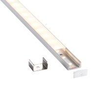 Saxby Rigel Slim Surface 2Mtr Aluminium Profile/Matt White