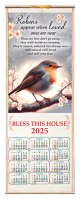 Wood Scroll Calendar/Robins Near You  (96980)