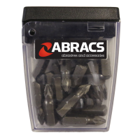Abracs, PZ2 Screwdriver Bits 25pcs/pack