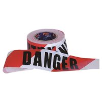 DT10075 - BARRICADE TAPE - 100M X 75MM DANGER PRINT