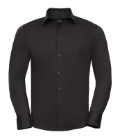 Russell Collection Men's Long Sleeve Easy Care Fitted Shirt