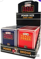 Modiano 100% Plastic  Playing Cards. 12/Disp