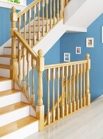 Full Stair Newel Post 4" Moulded with Cap Red Deal