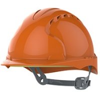 EVO3 MID-PEAK Vented Confort+Helmet Orange