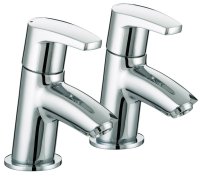 BRISTAN ORTA BATH TAPS PAIR OR3/4C CHROME PLATED