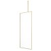 MIRAGE 1200MM BRUSHED GOLD FRAME WITH CLEAR GLASS