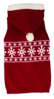 2026 Dog Life Christmas Santa Hoodie Dark Red X-Large 51cm x 1